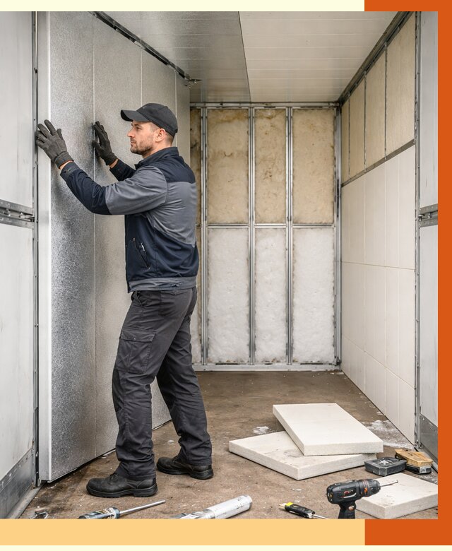 Утепление холодильного кузова в Курске от 14072 руб. под ключ | ТепломастерКус